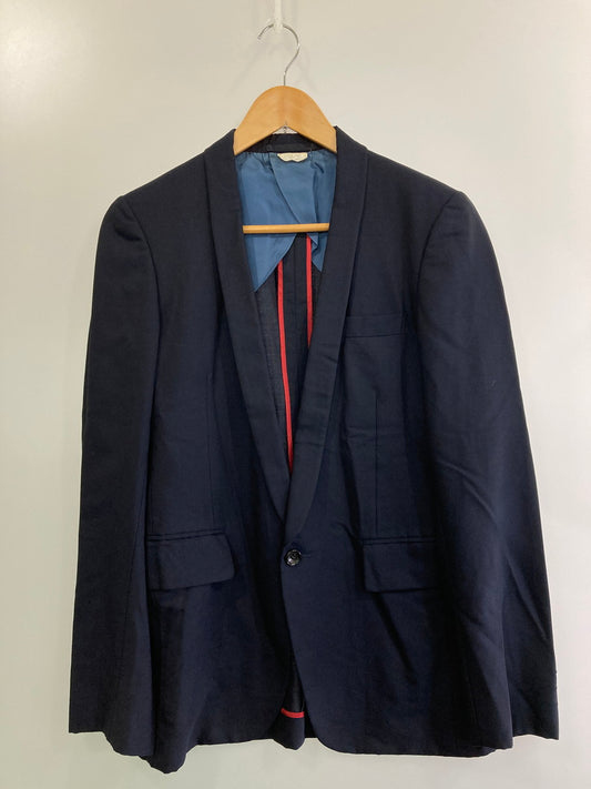 【中古品】【メンズ】 COMME des GARCONS HOMME PLUS コムデギャルソンオムプリュス PE-J005 AD2009 TAILORED JACKET テーラードジャケット 140-250824-AS-39-min サイズ：XS カラー：ネイビー 万代Net店