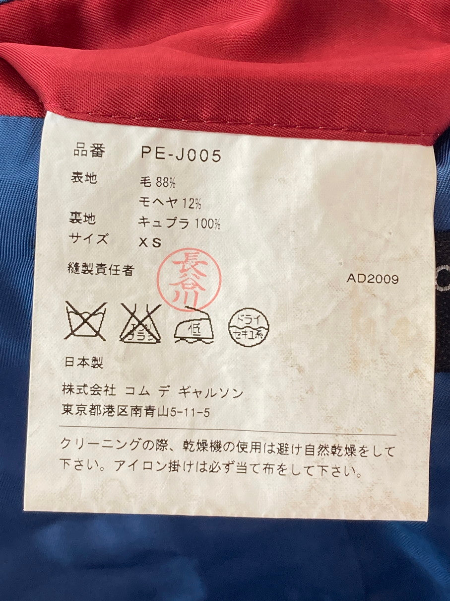 【中古品】【メンズ】 COMME des GARCONS HOMME PLUS コムデギャルソンオムプリュス PE-J005 AD2009 TAILORED JACKET テーラードジャケット 140-250824-AS-39-min サイズ：XS カラー：ネイビー 万代Net店