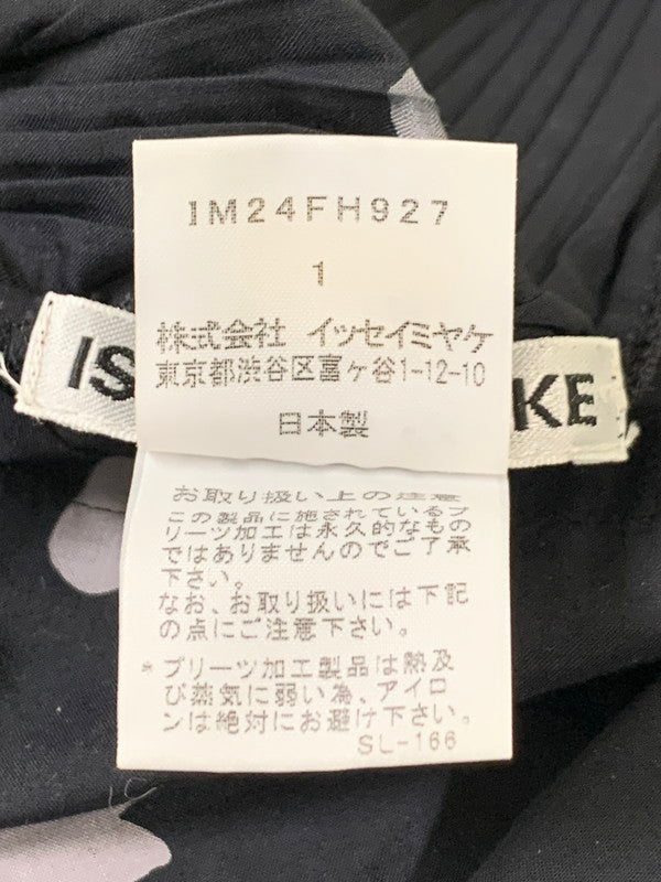 【中古品】【レディース】 ISSEY MIYAKE イッセイミヤケ NS プリーツロングワンピース IM24FH927 銀タグ レディース ノースリーブ 168-250829-em-44-min サイズ：1 カラー：ブラック 万代Net店