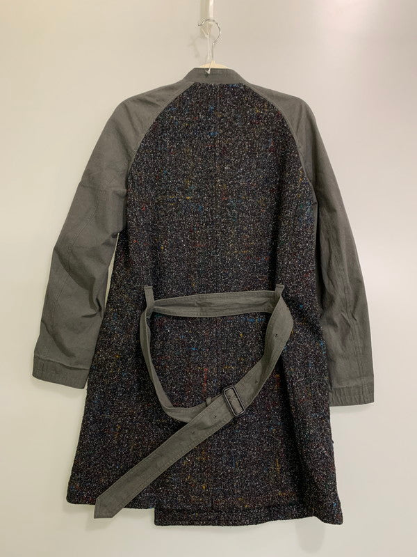 【中古品】【レディース】 Y's ワイズ ダブルブレスト ツイードロングコート YD-C08-811 レディース アウター 168-250829-em-45-min カラー：グレー 万代Net店
