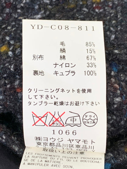 【中古品】【レディース】 Y's ワイズ ダブルブレスト ツイードロングコート YD-C08-811 レディース アウター 168-250829-em-45-min カラー：グレー 万代Net店