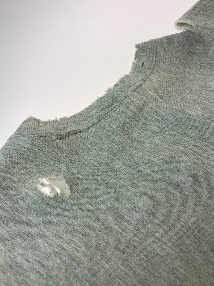 【現状渡し品】【メンズ】 Champion チャンピオン 90S 刺しゅうタグ MARQUETTE DAMAGE REVERSE WEAVE SWEAT スウェット トレーナー 146-250824-AS-25-min サイズ：XXL カラー：グレー 万代Net店