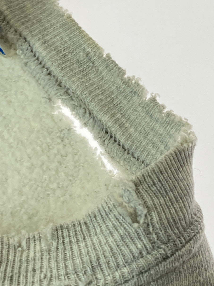 【現状渡し品】【メンズ】 Champion チャンピオン 90S 刺しゅうタグ MARQUETTE DAMAGE REVERSE WEAVE SWEAT スウェット トレーナー 146-250824-AS-25-min サイズ：XXL カラー：グレー 万代Net店