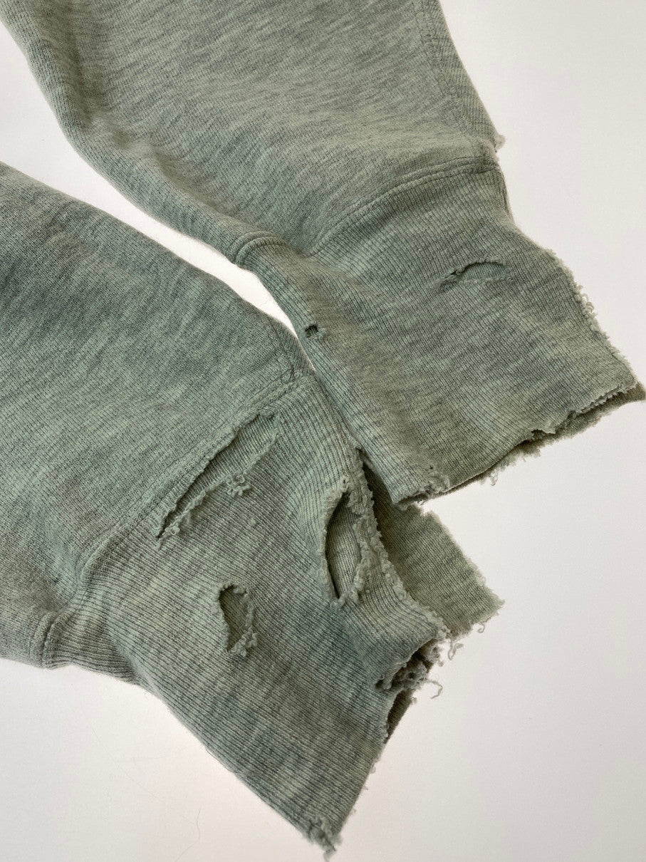 【現状渡し品】【メンズ】 Champion チャンピオン 90S 刺しゅうタグ MARQUETTE DAMAGE REVERSE WEAVE SWEAT スウェット トレーナー 146-250824-AS-25-min サイズ：XXL カラー：グレー 万代Net店