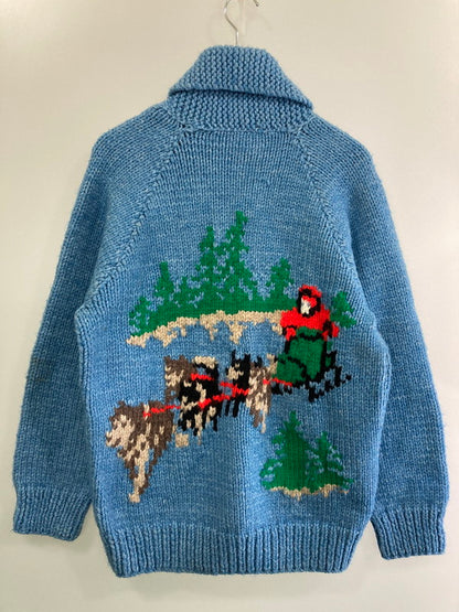 【中古品】【メンズ】 VINTAGE 50’S COWICHAN SWEATER ヴィンテージ カウチンセーター アウター 146-250823-cn-2-min サイズ：不明 カラー：ライトブルー 万代Net店