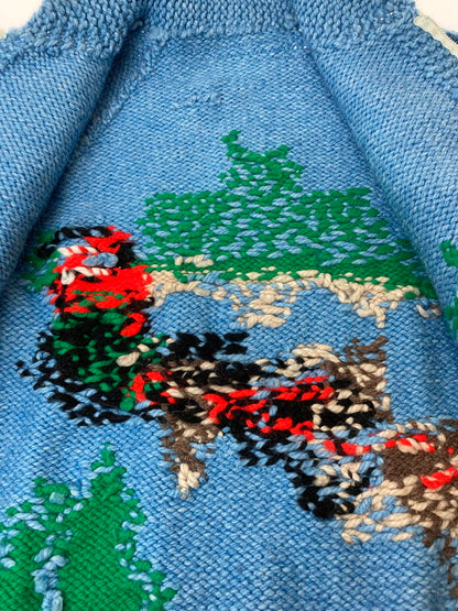 【中古品】【メンズ】 VINTAGE 50’S COWICHAN SWEATER ヴィンテージ カウチンセーター アウター 146-250823-cn-2-min サイズ：不明 カラー：ライトブルー 万代Net店