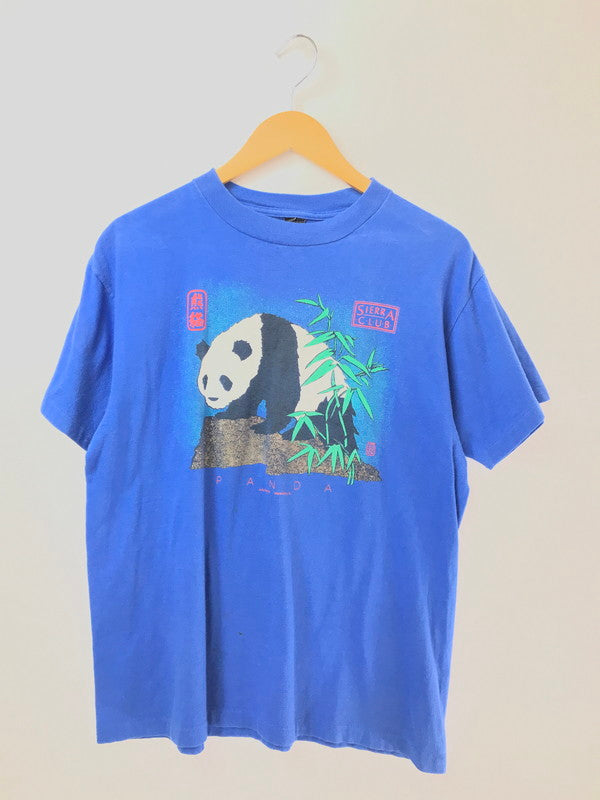 【中古品】【メンズ】 SIERRA CLUB シエラ クラブ 80's PANDA S/S TEE パンダ ショートスリーブ Tシャツ 半袖Tシャツ トップス 146-260510-rt-11-tag サイズ：XL カラー：ブルー 万代Net店