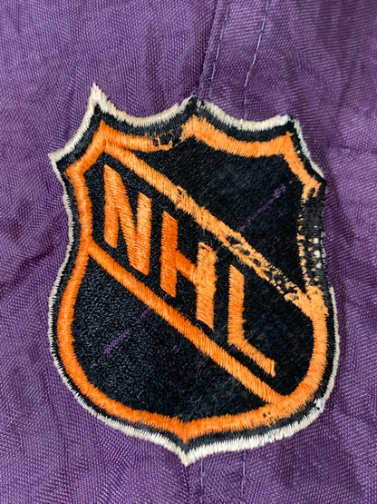 【現状渡し品】【メンズ】 STARTER スターター × NHL 90S MIGHTY DUCKS HALF ZIP JACKET ハーフジップ ジャケット アウター ヴィンテージ 146-260729-AS-4-min サイズ：XL カラー：パープル 万代Net店