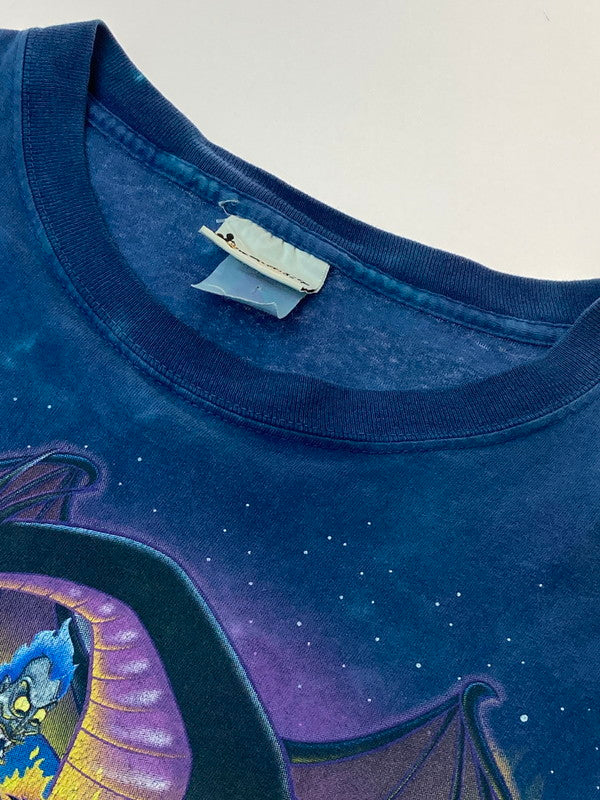 【中古品】【メンズ】 DISNEY WORLD ディズニー ワールド FANTASIA VILLAIN ファンタジア ヴィランズ VS　MICKEY FANTASMIC! ミッキー ファンタズミック！ T‐SHIRT トップス 146-250823-cn-1-min サイズ：表記サイズなし カラー：ネイビー～ライトブルー 万代Net店