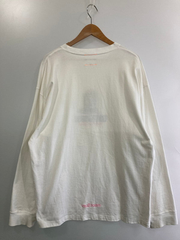 【中古品】【メンズ】 VAULTROOM × AKARIN BIG L/S TEE ボルトルーム ビッグ ロングスリーブ Tシャツ 長袖Tシャツ トップス 142-250823-yn-25-min サイズ：L カラー：ホワイト 万代Net店