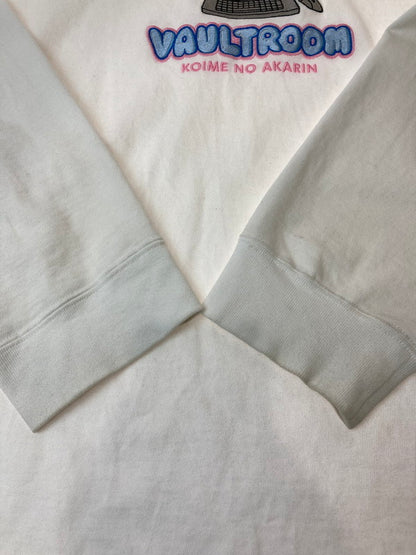 【中古品】【メンズ】 VAULTROOM × AKARIN BIG L/S TEE ボルトルーム ビッグ ロングスリーブ Tシャツ 長袖Tシャツ トップス 142-250823-yn-25-min サイズ：L カラー：ホワイト 万代Net店