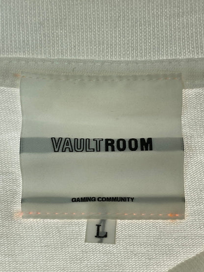 【中古品】【メンズ】 VAULTROOM × AKARIN BIG L/S TEE ボルトルーム ビッグ ロングスリーブ Tシャツ 長袖Tシャツ トップス 142-250823-yn-25-min サイズ：L カラー：ホワイト 万代Net店