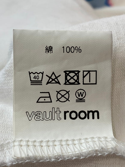 【中古品】【メンズ】 VAULTROOM × AKARIN BIG L/S TEE ボルトルーム ビッグ ロングスリーブ Tシャツ 長袖Tシャツ トップス 142-250823-yn-25-min サイズ：L カラー：ホワイト 万代Net店