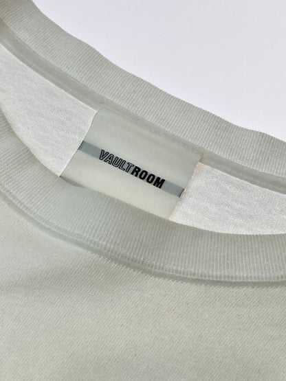 【中古品】【メンズ】 VAULTROOM × AKARIN BIG L/S TEE ボルトルーム ビッグ ロングスリーブ Tシャツ 長袖Tシャツ トップス 142-250823-yn-25-min サイズ：L カラー：ホワイト 万代Net店