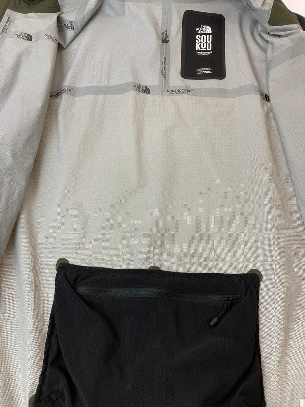 【中古品】【メンズ】 THE NORTH FACE x UNDERCOVER SOUKUU HIKE MOUNTAIN JACKET ザノースフェイス アンダーカバー マウンテンライトジャケット ライトアウター 144-250823-yn-23-min サイズ：M カラー：FRSTNTGN/TNFBLACK 万代Net店