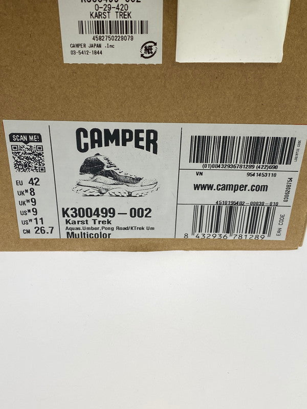 【中古品】【メンズ】 CAMPER カンペール CAMPER KARST TREK GORE‐TEX K300499-002 カーストトレック ハイカットシューズ 靴 164-250823-yn-17-min サイズ：26.7ｃｍ カラー：MULTICOLOR 万代Net店