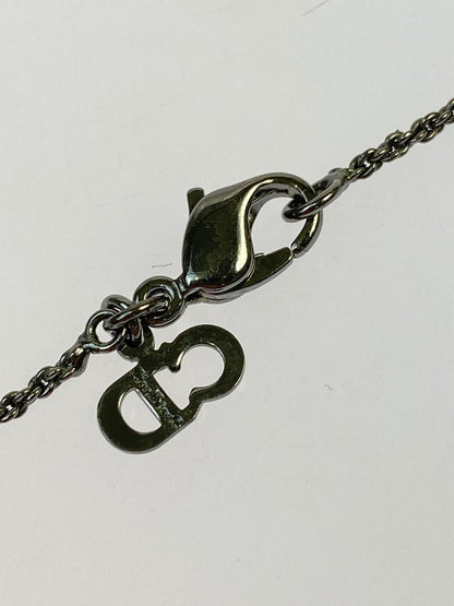 【中古品】【メンズ】 Christian Dior クリスチャンディオール ラインストーン ネックレス アクセサリー 182-250824-AS-21-min カラー：シルバー 万代Net店
