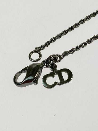 【中古品】【メンズ】 Christian Dior クリスチャンディオール ラインストーン ネックレス アクセサリー 182-250824-AS-21-min カラー：シルバー 万代Net店