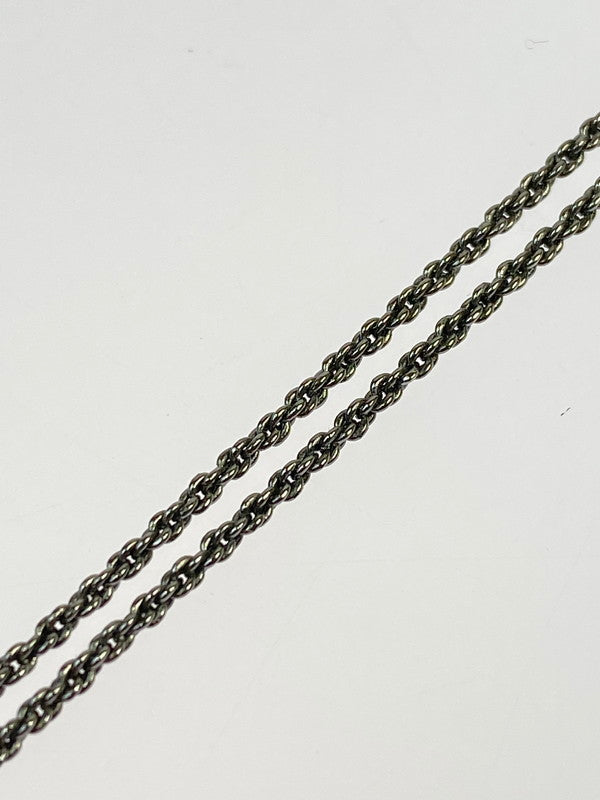 【中古品】【メンズ】 Christian Dior クリスチャンディオール ラインストーン ネックレス アクセサリー 182-250824-AS-21-min カラー：シルバー 万代Net店