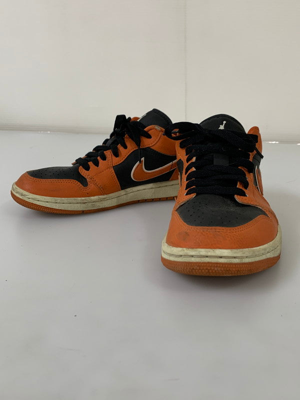 【現状渡し品】【レディース】 NIKE ナイキ DV1299-800 WMNS AIR JORDAN 1 LOW 靴 シューズ スニーカー 166-250831-AS-44-min サイズ：24.0cm カラー：オレンジ/ブラック 万代Net店