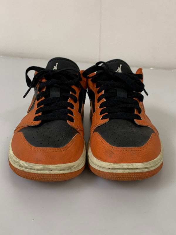 【現状渡し品】【レディース】 NIKE ナイキ DV1299-800 WMNS AIR JORDAN 1 LOW 靴 シューズ スニーカー 166-250831-AS-44-min サイズ：24.0cm カラー：オレンジ/ブラック 万代Net店