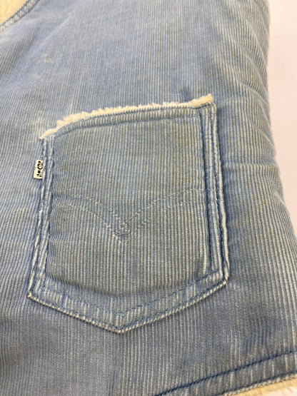 【現状渡し品】【メンズ】 Levi's リーバイス 70's CORDUROY BOA VEST 70年代 コーデュロイ ボア ベスト トップス 146-260109-yn-23-min サイズ：L カラー：ライトブルー 万代Net店