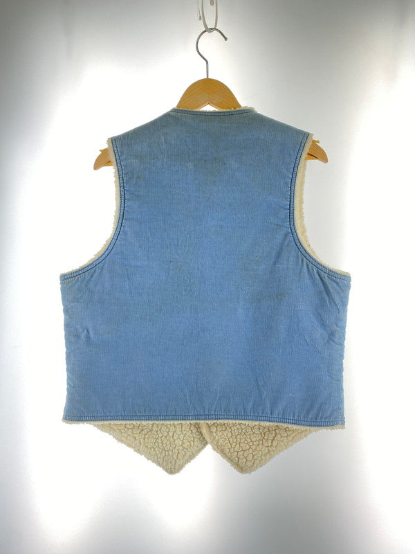 【現状渡し品】【メンズ】 Levi's リーバイス 70's CORDUROY BOA VEST 70年代 コーデュロイ ボア ベスト トップス 146-260109-yn-23-min サイズ：L カラー：ライトブルー 万代Net店