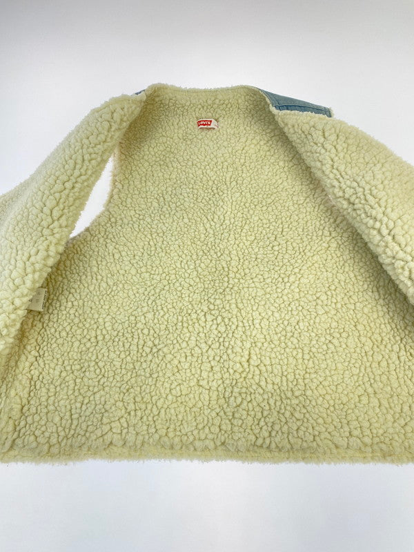 【現状渡し品】【メンズ】 Levi's リーバイス 70's CORDUROY BOA VEST 70年代 コーデュロイ ボア ベスト トップス 146-260109-yn-23-min サイズ：L カラー：ライトブルー 万代Net店