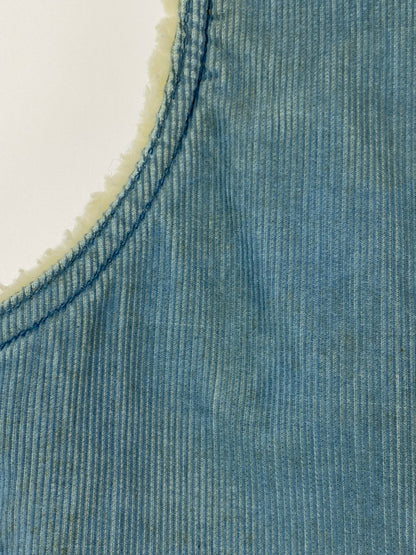 【現状渡し品】【メンズ】 Levi's リーバイス 70's CORDUROY BOA VEST 70年代 コーデュロイ ボア ベスト トップス 146-260109-yn-23-min サイズ：L カラー：ライトブルー 万代Net店