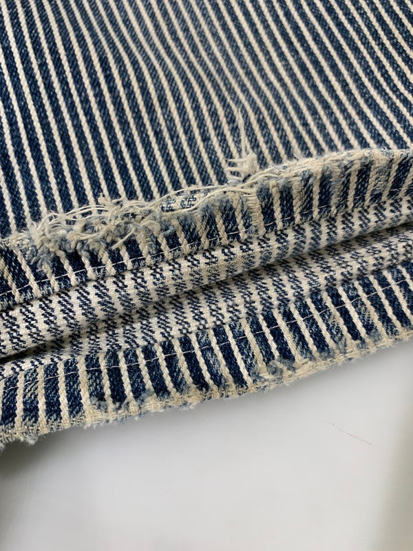 【現状渡し品】【メンズ】 IRON HEART アイアン ハート ヒッコリー ペインター パンツ メンズ ボトムス 156-250829-em-49-min サイズ：W31 カラー：ブルー/ホワイト（ストライプ） 万代Net店