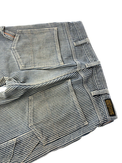 【中古品】【メンズ】 IRON HEART アイアン ハート HICKORY PAINTER PANTS ヒッコリー ペインター パンツ ボトムス 156-260426-rt-14-tagh サイズ：W31 カラー：ブルー 万代Net店