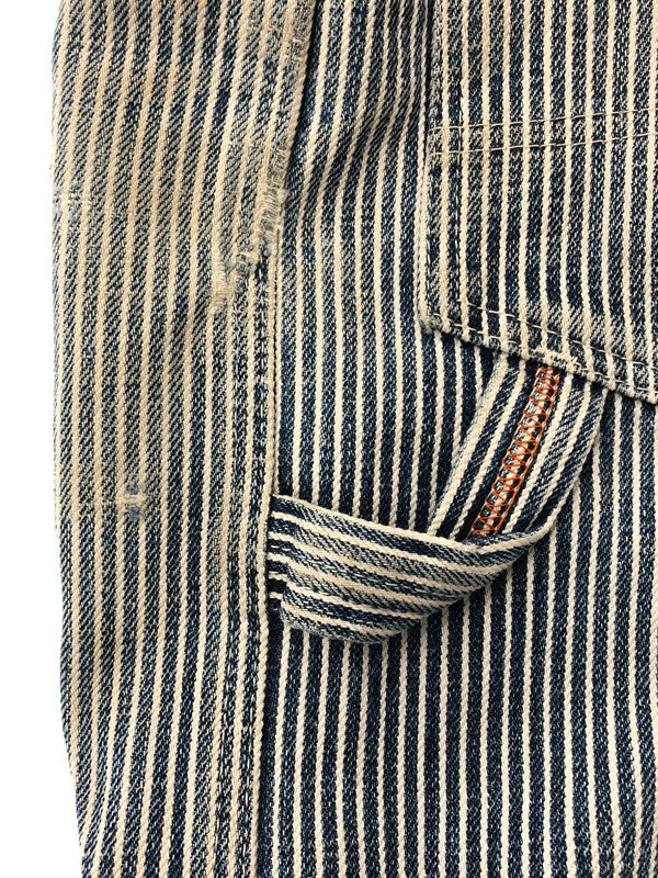 【中古品】【メンズ】 IRON HEART アイアン ハート HICKORY PAINTER PANTS ヒッコリー ペインター パンツ ボトムス 156-260426-rt-14-tagh サイズ：W31 カラー：ブルー 万代Net店