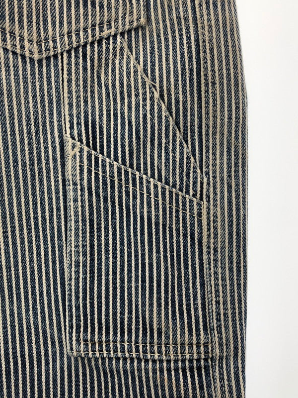 【中古品】【メンズ】 IRON HEART アイアン ハート HICKORY PAINTER PANTS ヒッコリー ペインター パンツ ボトムス 156-260426-rt-14-tagh サイズ：W31 カラー：ブルー 万代Net店