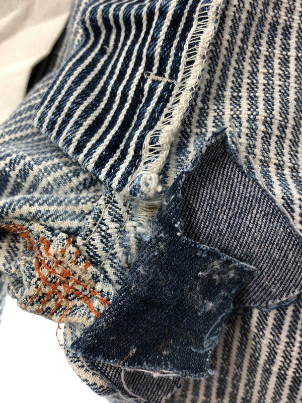 【中古品】【メンズ】 IRON HEART アイアン ハート HICKORY PAINTER PANTS ヒッコリー ペインター パンツ ボトムス 156-260426-rt-14-tagh サイズ：W31 カラー：ブルー 万代Net店