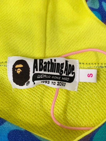 【中古品】【レディース】 A BATHING APE アベイシングエイプ 001PPB302503X PULLOVER HOODIE プルオーバー フーディ レディース パーカー 170-260403-KS-14-min サイズ：S カラー：イエロー/ブルー 万代Net店