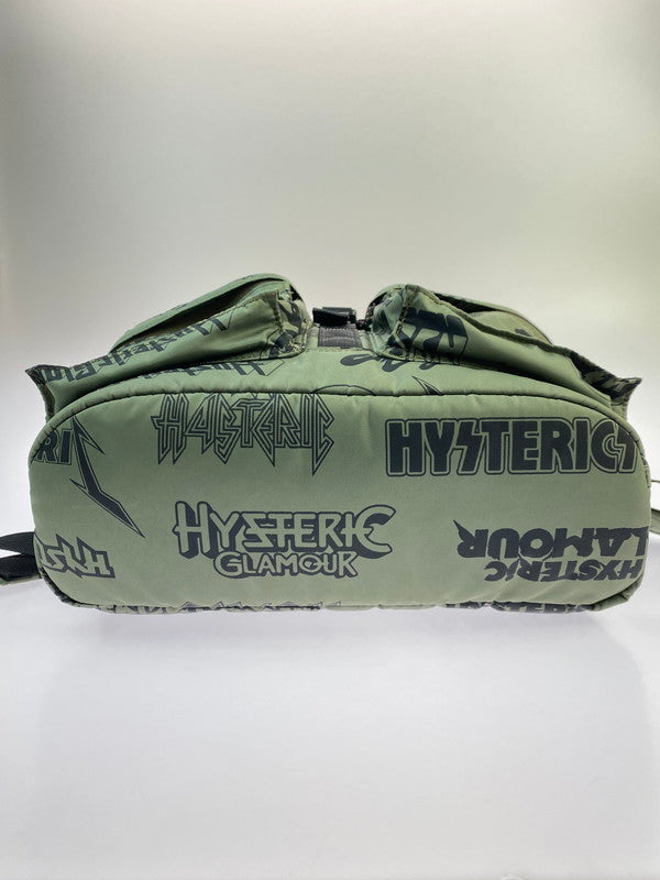 【中古品】【メンズ/レディース】 HYSTERIC GLAMOUR ヒステリックグラマー × PORTER ポーター RUCKSACK リュックサック バックパック カバン デイパック 188-250912-em-08-min カラー：モスグリーン系 万代Net店