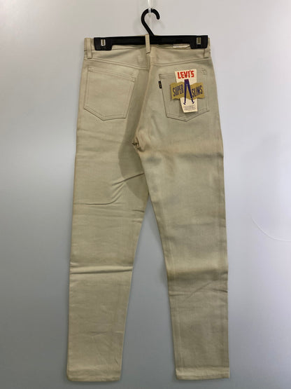【中古品】【メンズ】 Levi's リーバイス 606 SUPER SLIMS DENIM PANTS 60'S BIG E スーパースタースニーカー スリム デニム パンツ メンズ ボトムス 157-250825-em-28-min サイズ：W30×L32 カラー：ベージュ 万代Net店