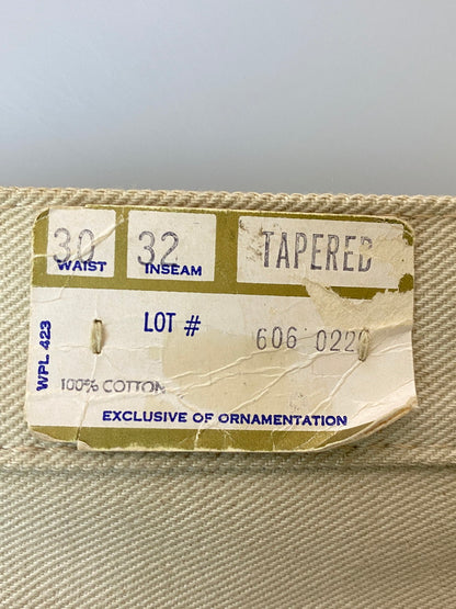 【中古品】【メンズ】 Levi's リーバイス 606 SUPER SLIMS DENIM PANTS 60'S BIG E スーパースタースニーカー スリム デニム パンツ メンズ ボトムス 157-250825-em-28-min サイズ：W30×L32 カラー：ベージュ 万代Net店