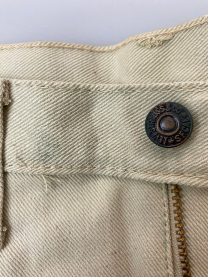 【中古品】【メンズ】 Levi's リーバイス 606 SUPER SLIMS DENIM PANTS 60'S BIG E スーパースタースニーカー スリム デニム パンツ メンズ ボトムス 157-250825-em-28-min サイズ：W30×L32 カラー：ベージュ 万代Net店