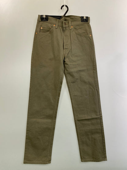 【中古美品】【メンズ】 Levi's リーバイス 40502 DENIM PANTS 80'S デニム パンツ 80年代 メンズ ボトムス ジーンズ ジーパン 157-250825-em-27-min サイズ：W32×L34 カラー：カーキ 万代Net店