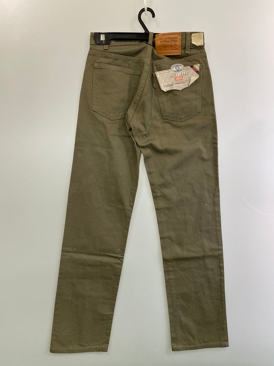 【中古美品】【メンズ】 Levi's リーバイス 40502 DENIM PANTS 80'S デニム パンツ 80年代 メンズ ボトムス ジーンズ ジーパン 157-250825-em-27-min サイズ：W32×L34 カラー：カーキ 万代Net店