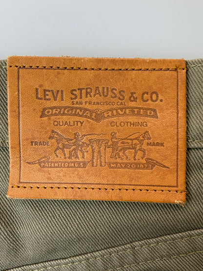 【中古美品】【メンズ】 Levi's リーバイス 40502 DENIM PANTS 80'S デニム パンツ 80年代 メンズ ボトムス ジーンズ ジーパン 157-250825-em-27-min サイズ：W32×L34 カラー：カーキ 万代Net店