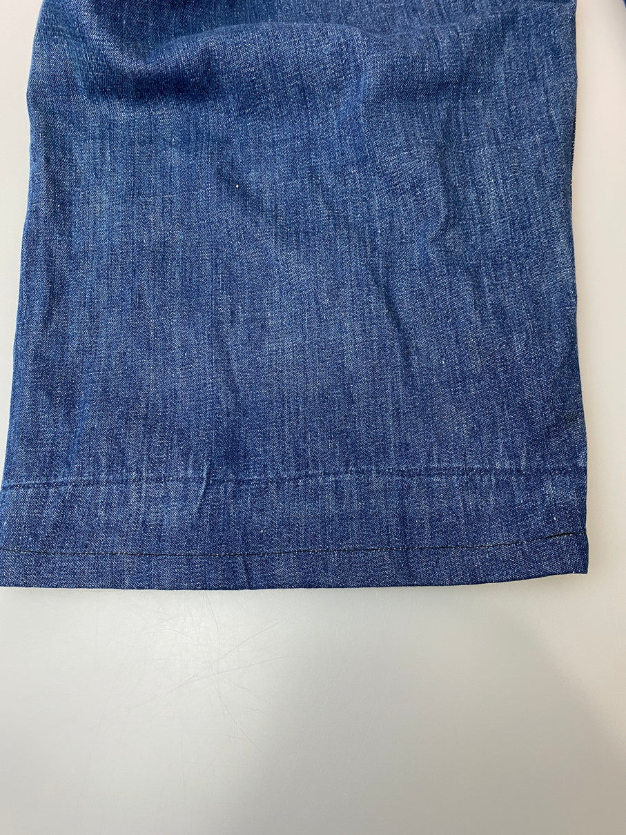 【現状渡し品】【メンズ/レディース】 STOCKTON OF DALLAS ストックトン オブ ダラス DENIM RANCH PANTS 40-50'S デニム ランチ パンツ 40年代〜50年代 ヴィンテージ ワークパンツ 157-250825-em-32-min カラー：インディゴブルー 万代Net店