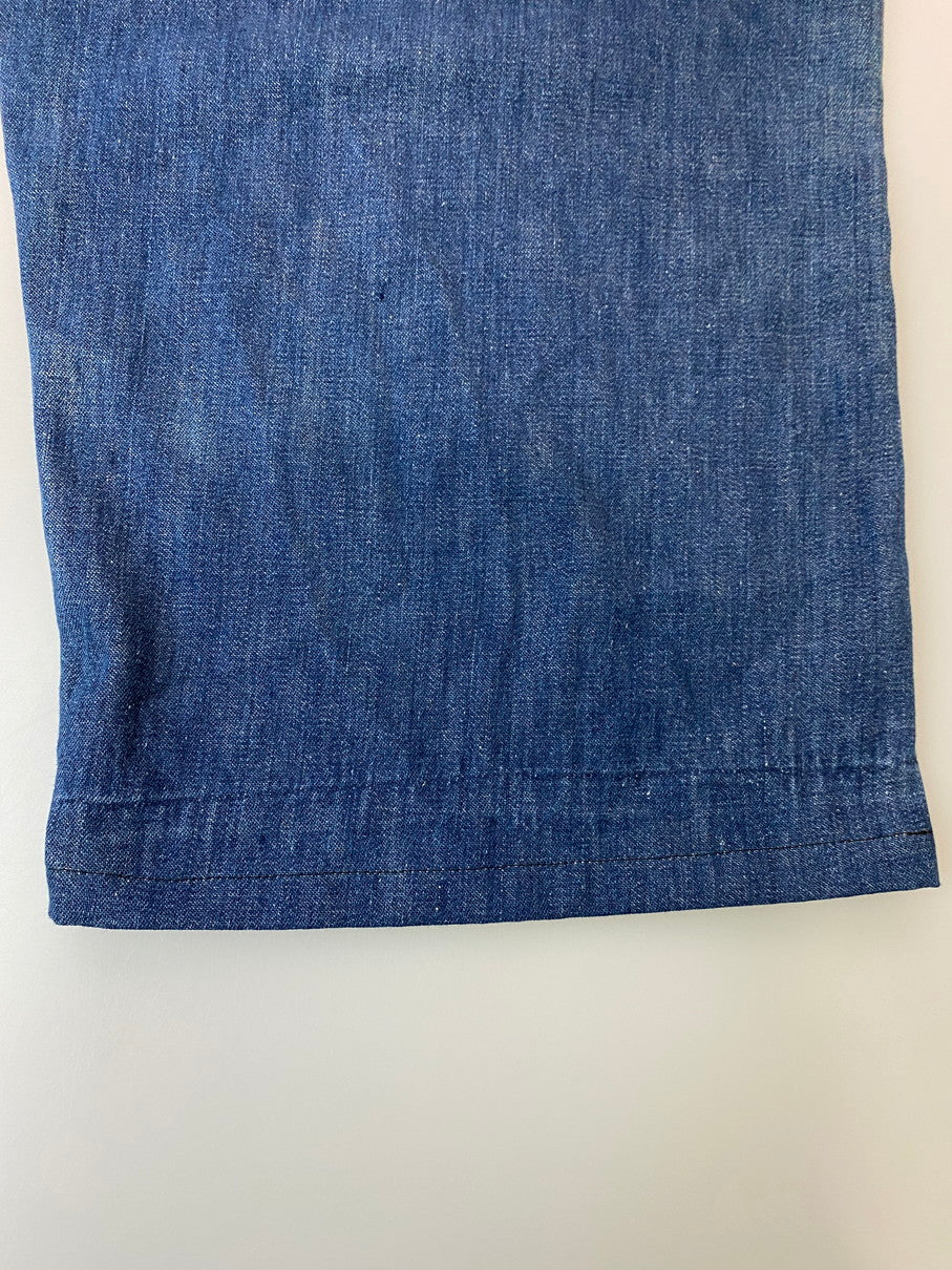 【現状渡し品】【メンズ/レディース】 STOCKTON OF DALLAS ストックトン オブ ダラス DENIM RANCH PANTS 40-50'S デニム ランチ パンツ 40年代〜50年代 ヴィンテージ ワークパンツ 157-250825-em-32-min カラー：インディゴブルー 万代Net店