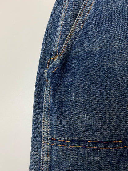 【現状渡し品】【メンズ/レディース】 STOCKTON OF DALLAS ストックトン オブ ダラス DENIM RANCH PANTS 40-50'S デニム ランチ パンツ 40年代〜50年代 ヴィンテージ ワークパンツ 157-250825-em-32-min カラー：インディゴブルー 万代Net店