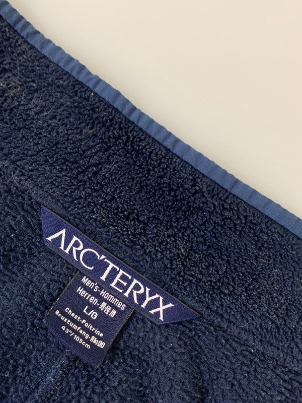 【現状渡し品】【メンズ】 ARC'TERYX アークテリクス 90'S FLEECE JACKET 90年代 フリース ジャケット メンズ アウター アウトドア 144-250829-em-37-min サイズ：L カラー：ネイビー 万代Net店