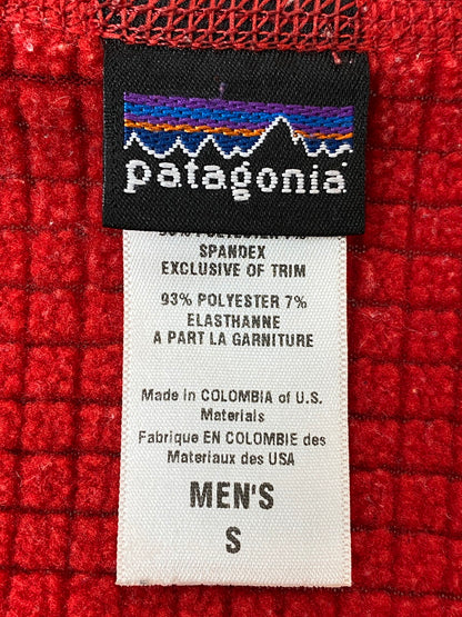 【中古品】【メンズ】 patagonia パタゴニア R1 REGULATOR HOODY FLEECE PULLOVER 40071 00'S レギュレーター フーディー ストレッチ ジャケット プルオーバー メンズ 144-250825-em-43-min サイズ：S カラー：レッド 万代Net店