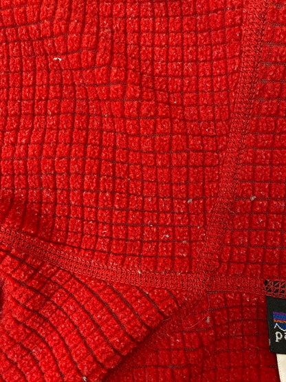 【中古品】【メンズ】 patagonia パタゴニア R1 REGULATOR HOODY FLEECE PULLOVER 40071 00'S レギュレーター フーディー ストレッチ ジャケット プルオーバー メンズ 144-250825-em-43-min サイズ：S カラー：レッド 万代Net店
