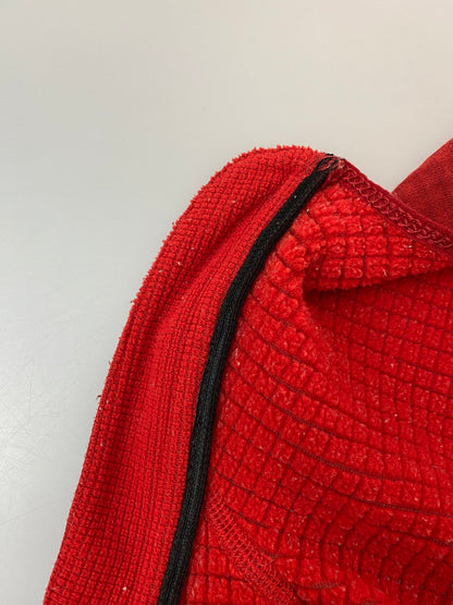 【中古品】【メンズ】 patagonia パタゴニア R1 REGULATOR HOODY FLEECE PULLOVER 40071 00'S レギュレーター フーディー ストレッチ ジャケット プルオーバー メンズ 144-250825-em-43-min サイズ：S カラー：レッド 万代Net店