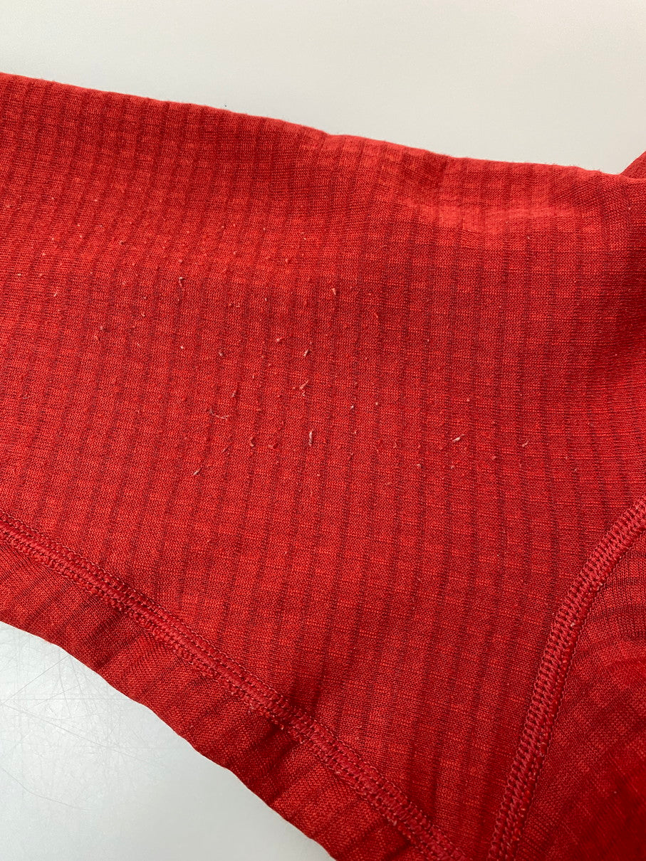【中古品】【メンズ】 patagonia パタゴニア R1 REGULATOR HOODY FLEECE PULLOVER 40071 00'S レギュレーター フーディー ストレッチ ジャケット プルオーバー メンズ 144-250825-em-43-min サイズ：S カラー：レッド 万代Net店